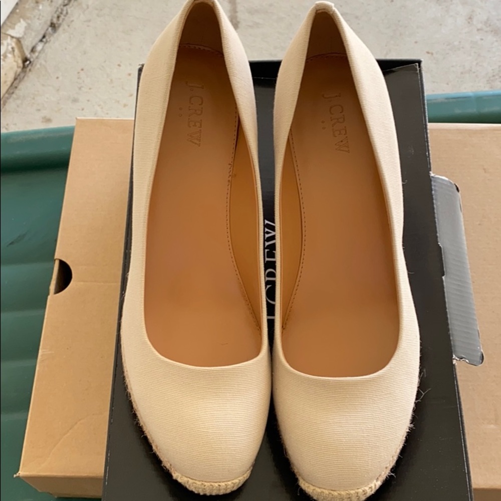 J.Crew espadrille wedges